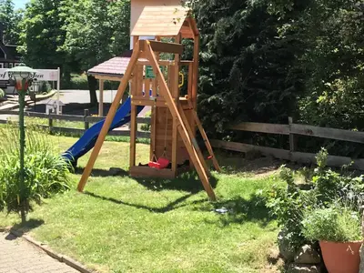 Ein Kinderspielbereich in der Unterkunft Gruppenhaus Rosenhof