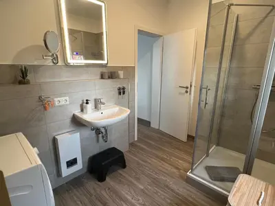 Ein Badezimmer in der Unterkunft Filmstadt Quedlinburg