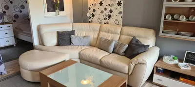 Ein Sitzbereich in der Unterkunft Fewo Jola