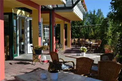 Ein Restaurant oder anderes Speiselokal in der Unterkunft Hotel St Hubertus Wienrode