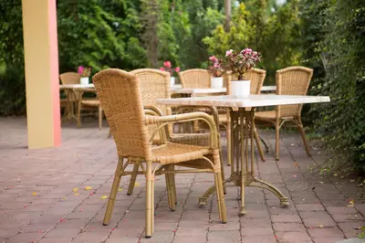 Ein Garten an der Unterkunft Hotel St Hubertus Wienrode