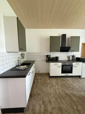 Küche/Küchenzeile in der Unterkunft Ferienwohnung zum Klosterhof