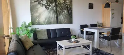Ein Sitzbereich in der Unterkunft Apartment 212