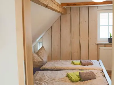 Ein Bett oder Betten in einem Zimmer der Unterkunft Harzliebe