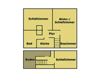 Grundriss der Unterkunft Holiday Apartment Zeidler