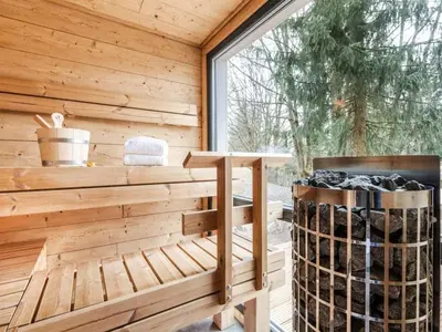 Grundriss der Unterkunft Bergwaldchalet Wellness 8