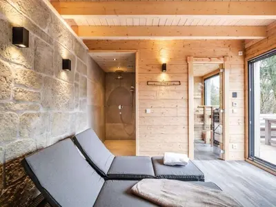 Grundriss der Unterkunft Bergwaldchalet Wellness 8