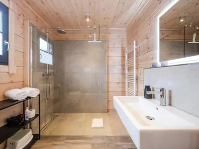 Grundriss der Unterkunft Bergwaldchalet Wellness 8