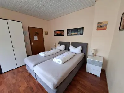 Ein Bett oder Betten in einem Zimmer der Unterkunft Monteurzimmer für Langzeitaufenthalte