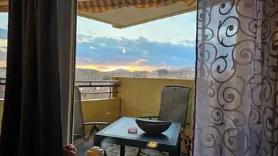 Ein Balkon oder eine Terrasse in der Unterkunft Bergnest-Harz Hohegeiß
