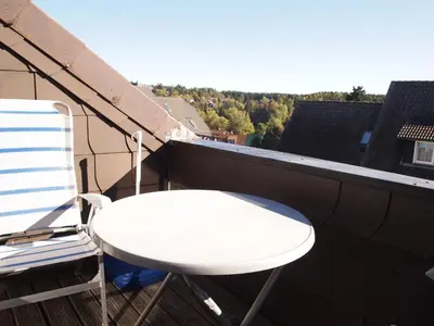 Ein Balkon oder eine Terrasse in der Unterkunft Ferienwohnung Schimmer
