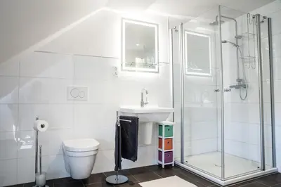 Ein Badezimmer in der Unterkunft Altstadt Appartements Goslar