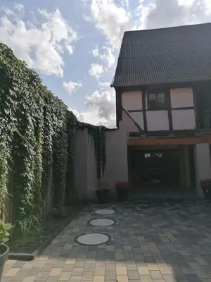 Ein Garten an der Unterkunft Ackerbürgerhof Ballstraße 18