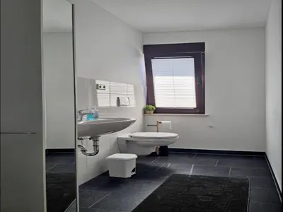 Ein Badezimmer in der Unterkunft Haus Freigeist - zum Wanderer