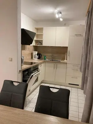 Küche/Küchenzeile in der Unterkunft Ferienwohnung An der Wurmbergseilbahn
