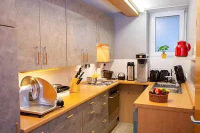 Küche/Küchenzeile in der Unterkunft Gruppenhaus Sankt Andreasberg Braunlage