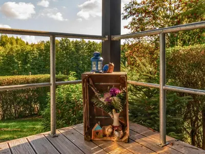 Ein Garten an der Unterkunft Schloss