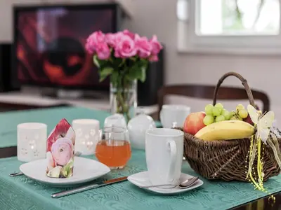 Essen in der Ferienwohnung oder in der Nähe