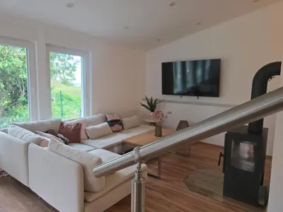 TV/Unterhaltungsangebot in der Unterkunft Ferienbungalow mit 2 Schlafzimmern, Sauna & Whirlpool