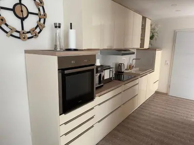 Küche/Küchenzeile in der Unterkunft Ferienwohnung im Harz 3