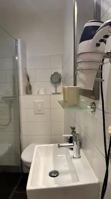 Ein Badezimmer in der Unterkunft Goslar FeWo Kultur & Naturgenuss