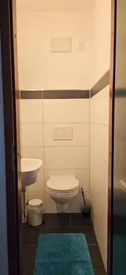 Ein Badezimmer in der Unterkunft Fernblick