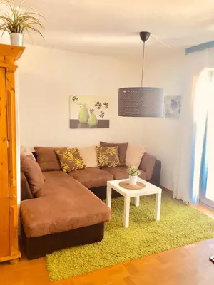 Ein Sitzbereich in der Unterkunft Wurmberg Baude 1