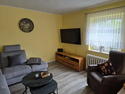 TV/Unterhaltungsangebot in der Unterkunft Ferienhaus Wiesenblick