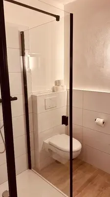 Ein Badezimmer in der Unterkunft Kirchblickapartment Zorge