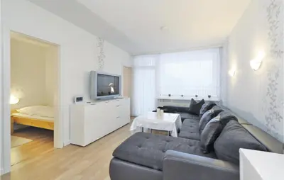 Ein Sitzbereich in der Unterkunft 2 Bedroom Cozy Apartment In Goslar