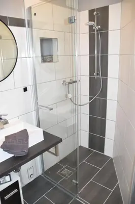 Ein Badezimmer in der Unterkunft Zur kleinen Auszeit