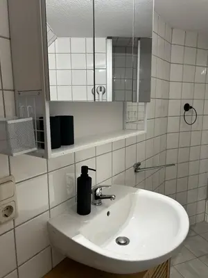 Ein Badezimmer in der Unterkunft Ferienwohnung Altstadtnest