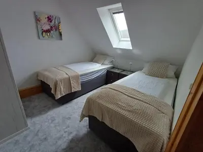 Ein Bett oder Betten in einem Zimmer der Unterkunft Poststüberl
