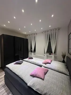 Ein Bett oder Betten in einem Zimmer der Unterkunft Apartment SaGo 2