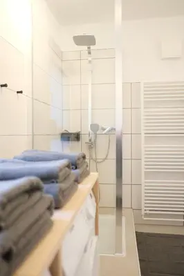 Ein Bett oder Betten in einem Zimmer der Unterkunft Ferienwohnung Steinberg