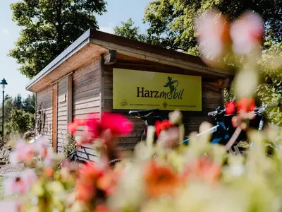 Ein Garten an der Unterkunft Doppelhaushälften, Torfhaus