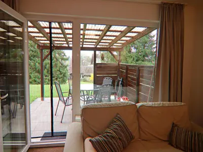 Ein Balkon oder eine Terrasse in der Unterkunft Apartment in Braunlage