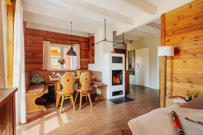 Küche/Küchenzeile in der Unterkunft Ferienhäuser im Torfhaus Harzresort, Torfhaus