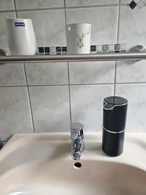 Ein Badezimmer in der Unterkunft Ferienwohnung Harzgefühl