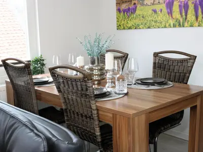 Ein Sitzbereich in der Unterkunft Heimat Goslar Apartments 