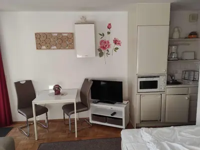 Küche/Küchenzeile in der Unterkunft Ferienwohnung Ilse