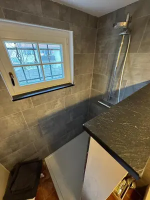 Ein Badezimmer in der Unterkunft Villa Dankward
