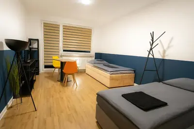 TV/Unterhaltungsangebot in der Unterkunft Moderne 3-Zimmer-Ferienwohnung in Emersleben