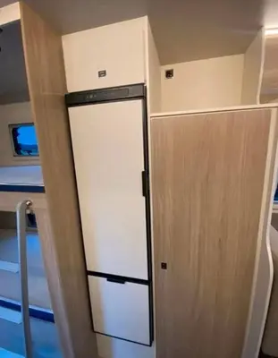 Küche/Küchenzeile in der Unterkunft HBS-camper