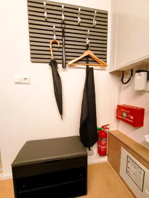 Küche/Küchenzeile in der Unterkunft Komfortabler Bungalow Am Schlosswald mit privater Sauna&Terrasse - Wernigerode Harz
