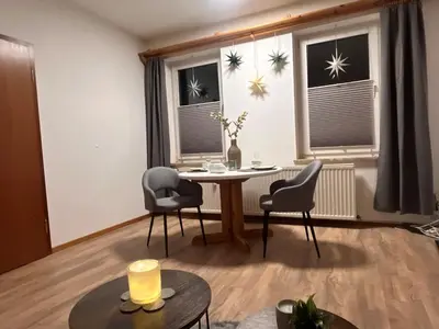 Ein Sitzbereich in der Unterkunft Lillys Apartment