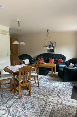 Ein Sitzbereich in der Unterkunft Holiday Home Silberbach II by Interhome