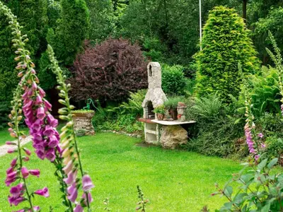 Ein Garten an der Unterkunft Apartment in Walkenried mit Gepflegtem Garten by Interhome