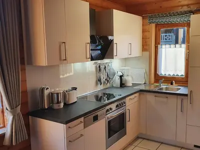 Küche/Küchenzeile in der Unterkunft Holiday Home Blauvogel by Interhome