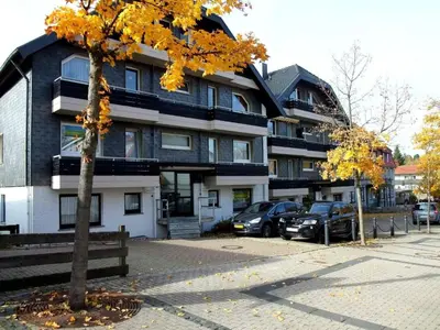 Das Gebäude in dem sich die Ferienwohnung befindet